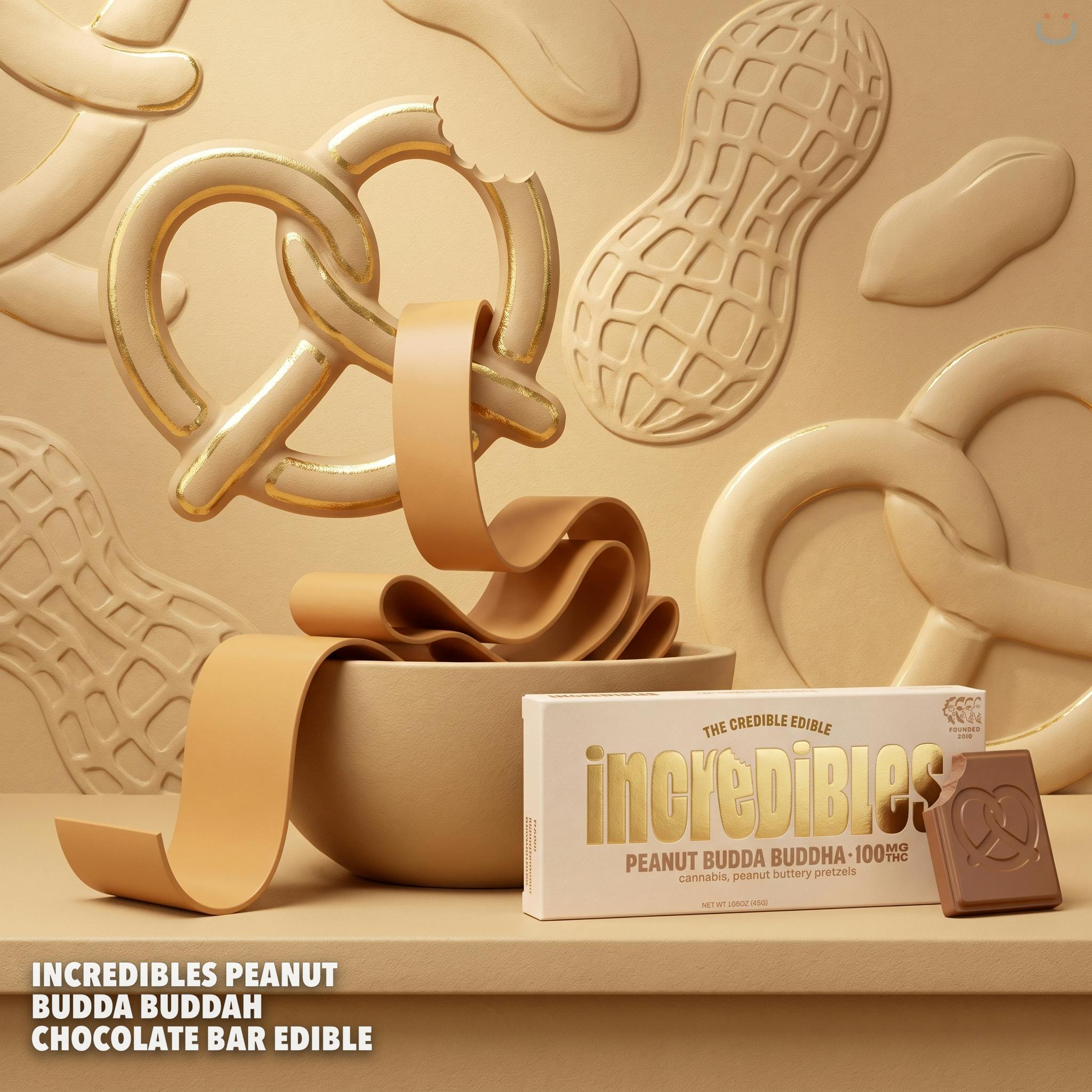 Incredibles Peanut Budda Buddah Chocolate Bar Edible