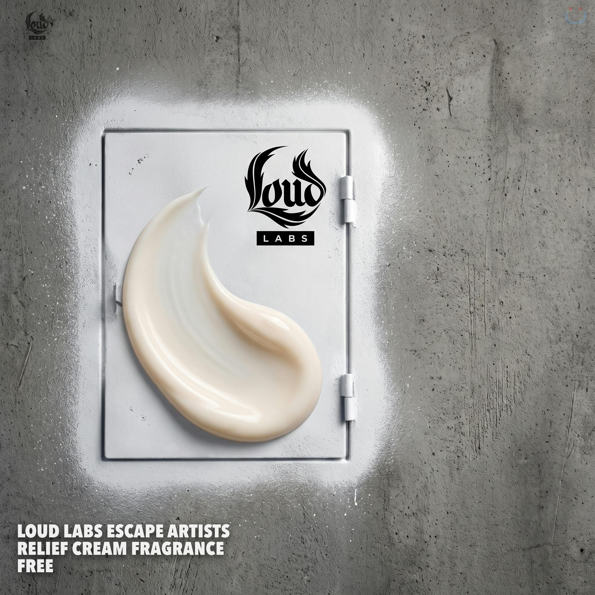 Loud Labs Escape Artists Relief Cream Fragrance Free