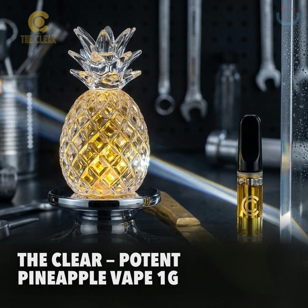 The Clear Potent Pineapple Vape 1G