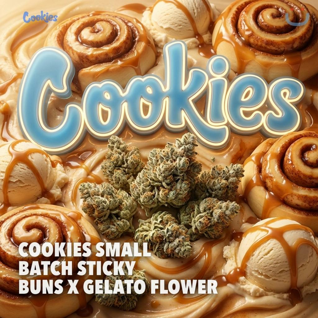 Cookies Small Batch Sticky Buns X Gelato Flower 7G