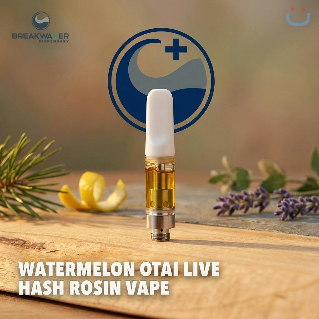 Breakwater Watermelon Otai Live Hash Rosin Vape 0.5G