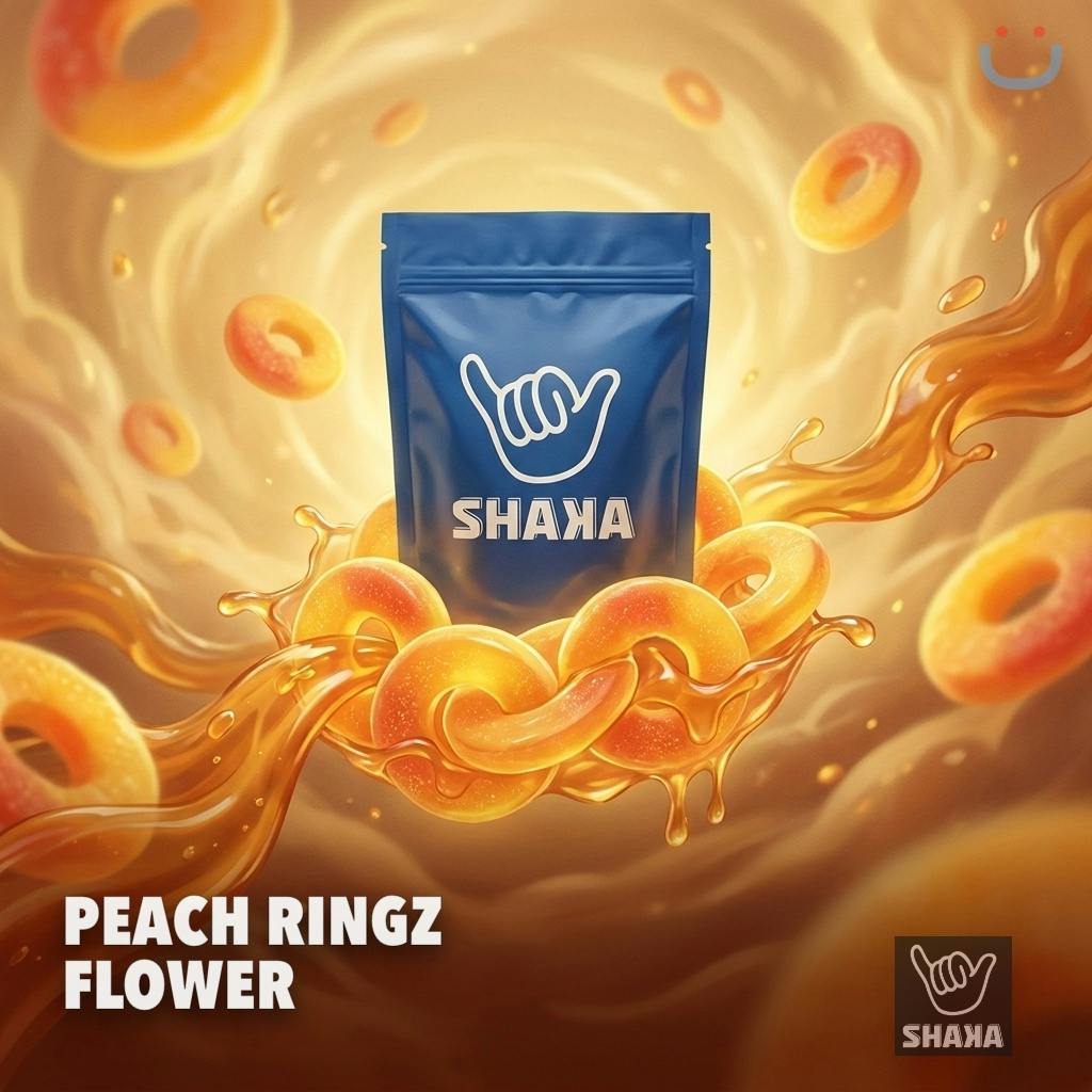 SHAKA PEACH RINGZ FLOWER - 3.5 G