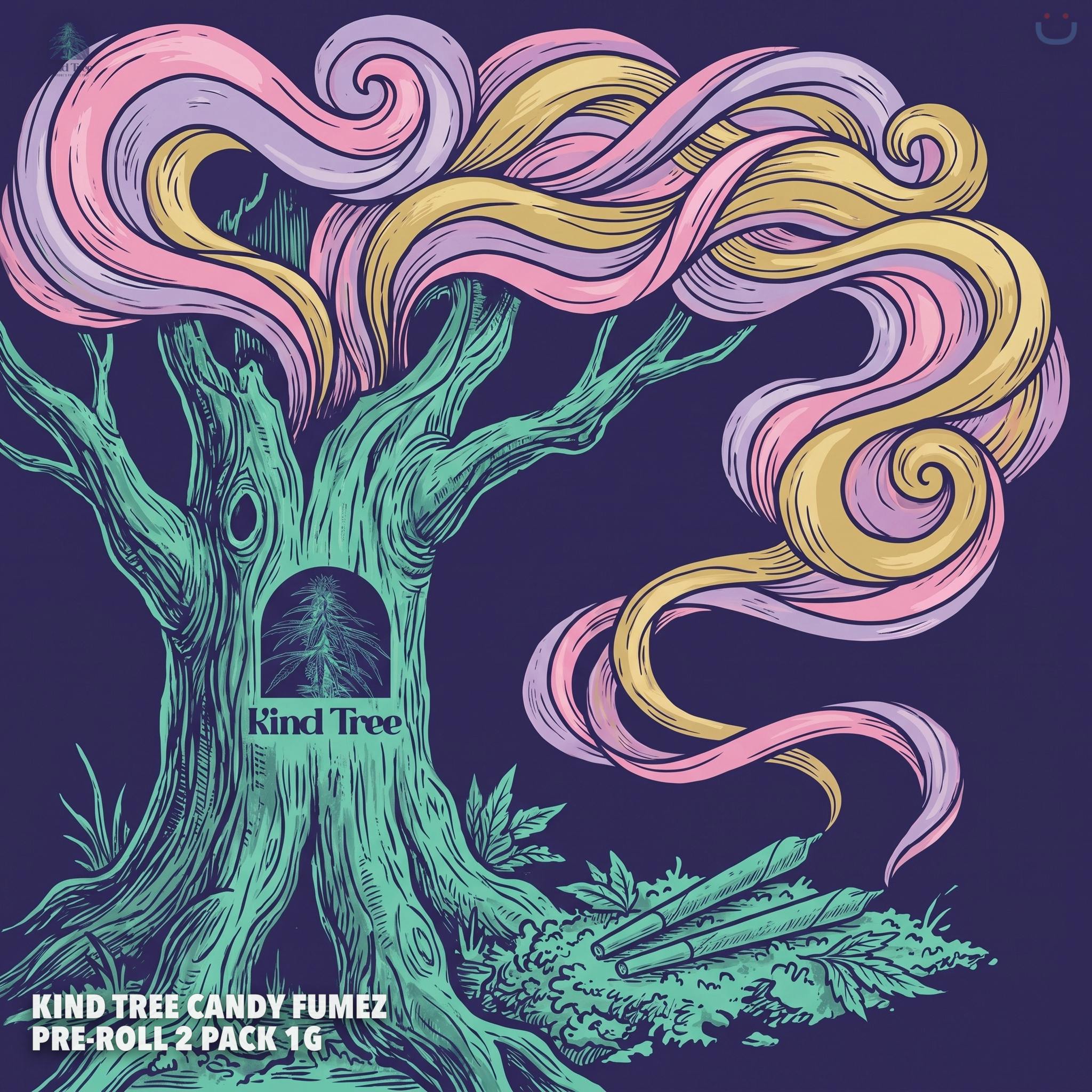 Kind Tree Candy Fumez Pre-roll 2 Pack 1G