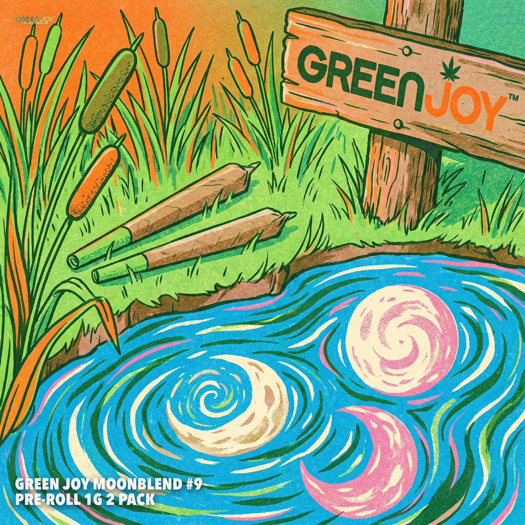 Green Joy MoonBlend #9 Pre-roll 1G 2 Pack