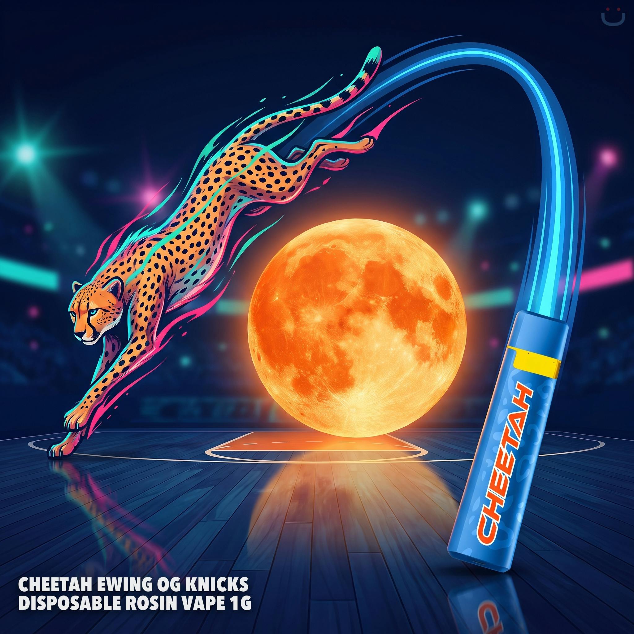 Cheetah Ewing OG Knicks Disposable Rosin Vape 1G