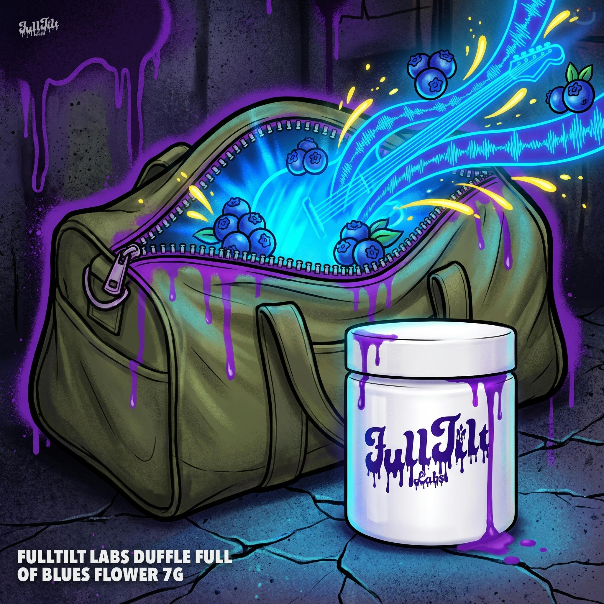 FullTilt Labs Duffle Full Of Blues Flower 7G