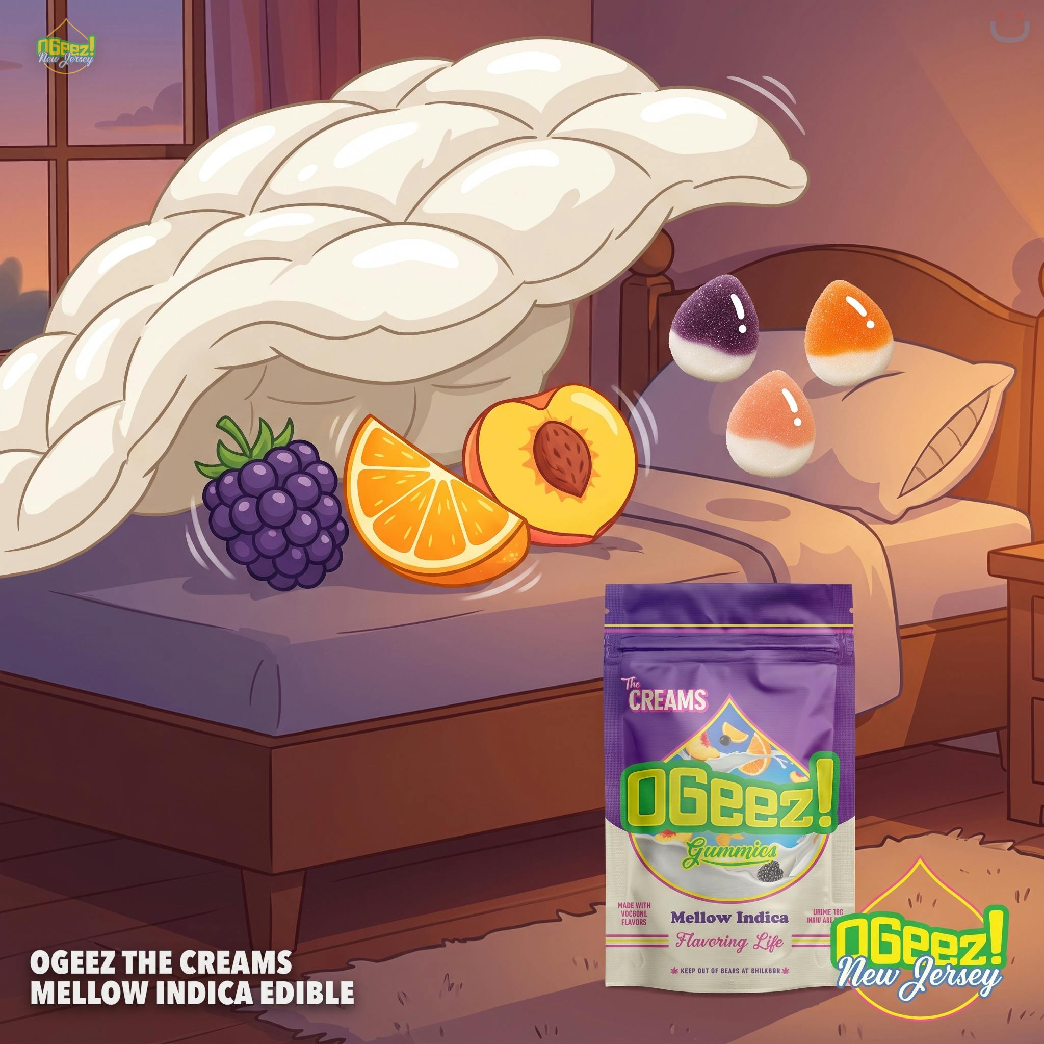 OGeez The Creams Mellow Indica Edible
