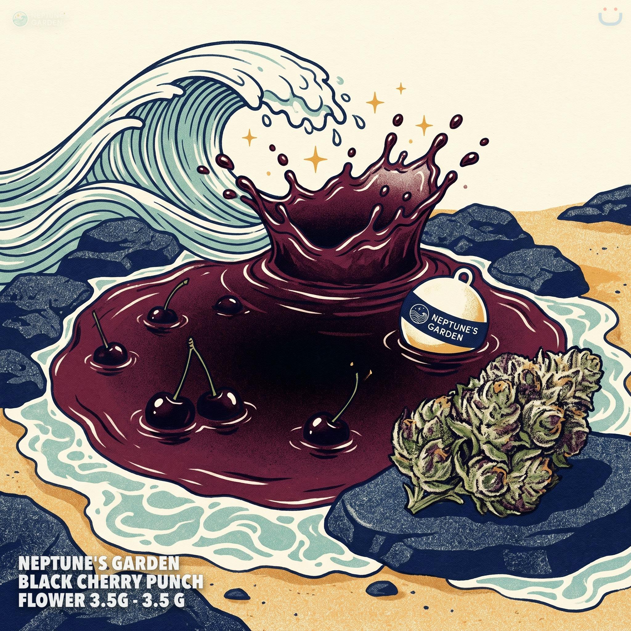 NEPTUNE'S GARDEN BLACK CHERRY PUNCH FLOWER 3.5G - 3.5 G