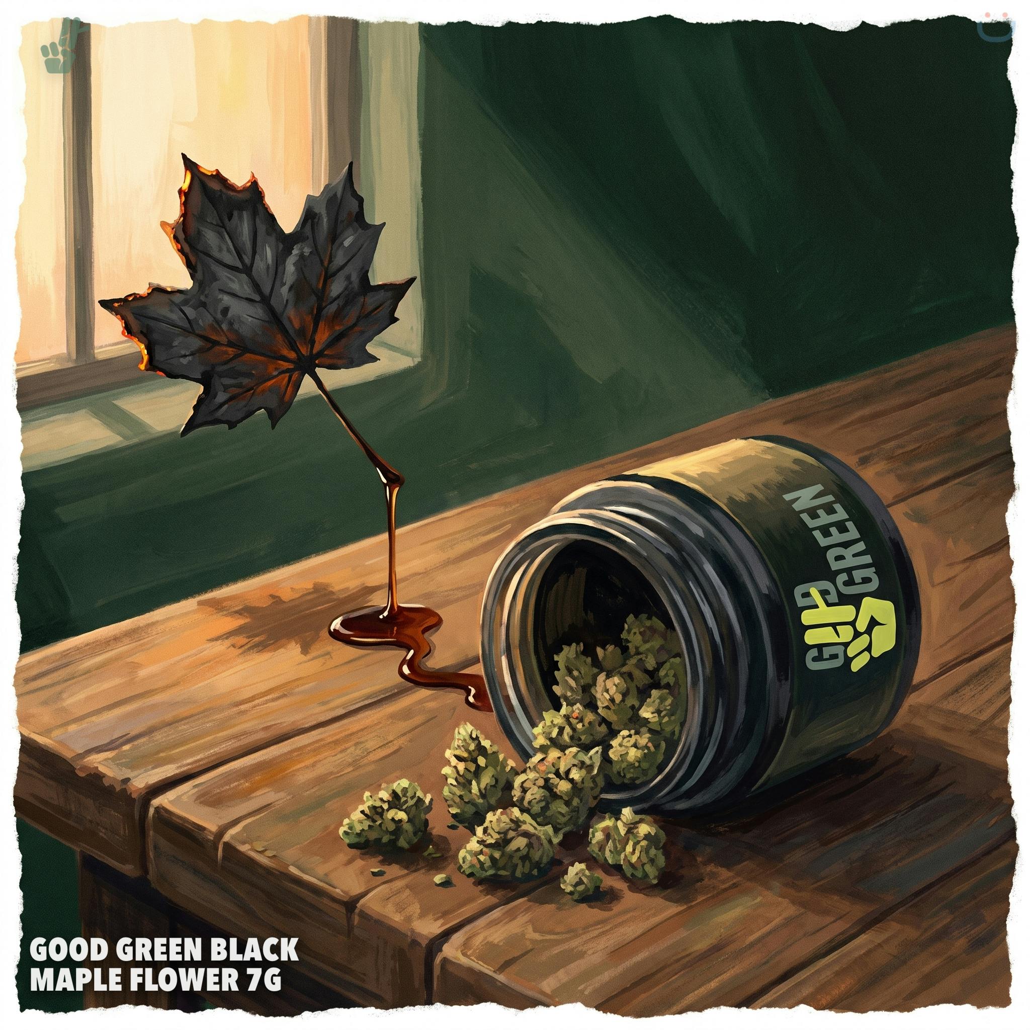 Good Green Black Maple Flower 7G
