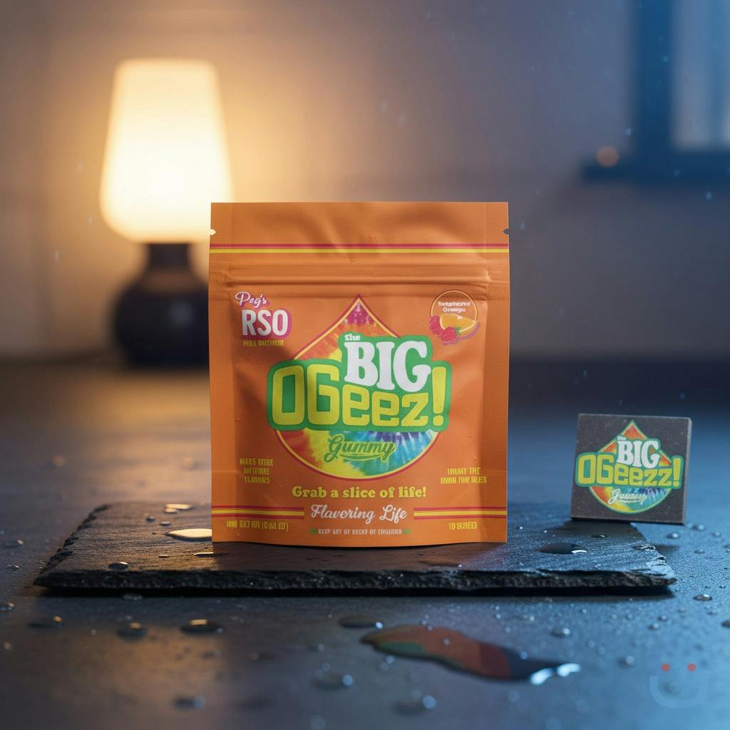 OGeez Peg'S Big Raspberry Orange RSO Edible