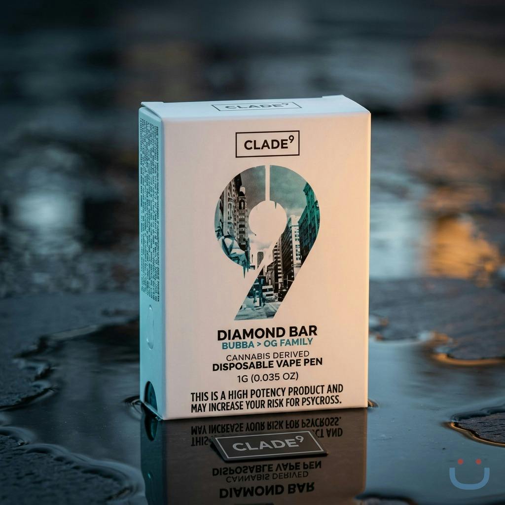 Clade9 Diamond Bar Disposable Vape 1G