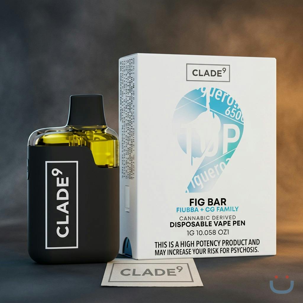 Clade9 Fig Bar Disposable Vape 1G