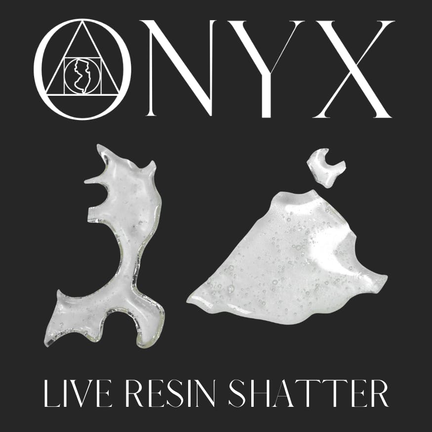 Onyx Carbon Fiber Live Resin Shatter Concentrate 1G