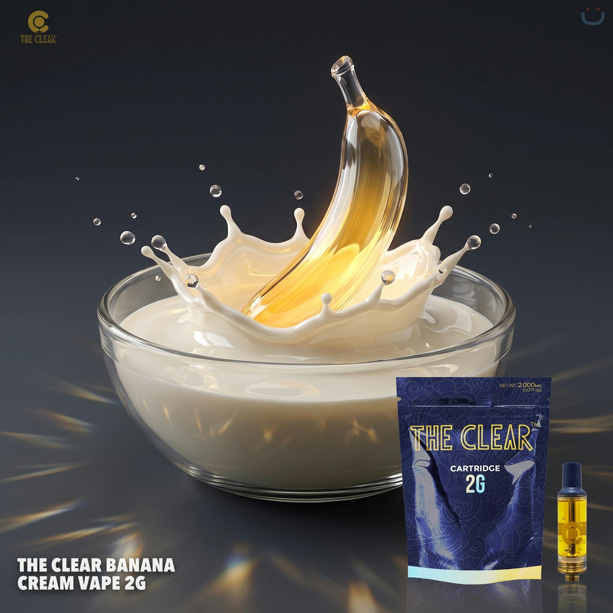 The Clear Banana Cream Vape 2G
