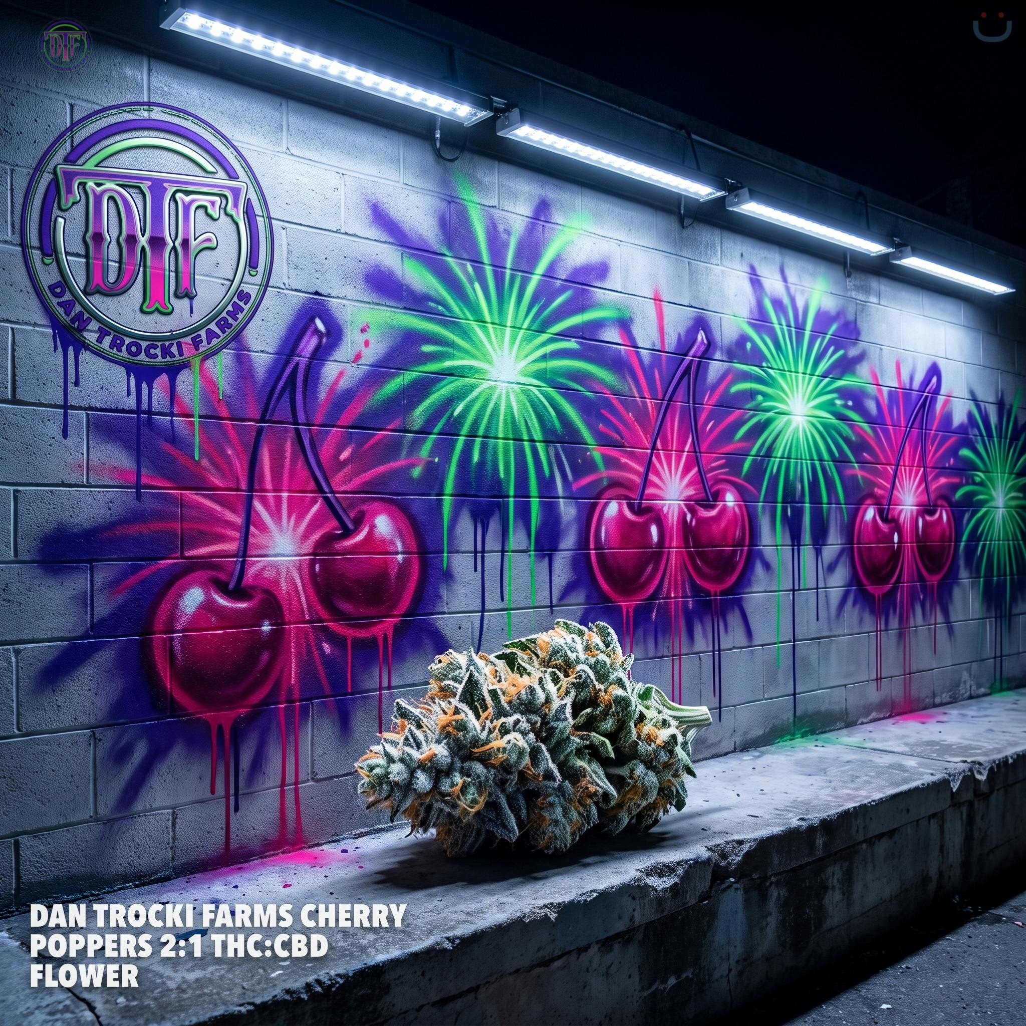 Dan Trocki Farms Cherry Poppers 2:1 THC:CBD Flower