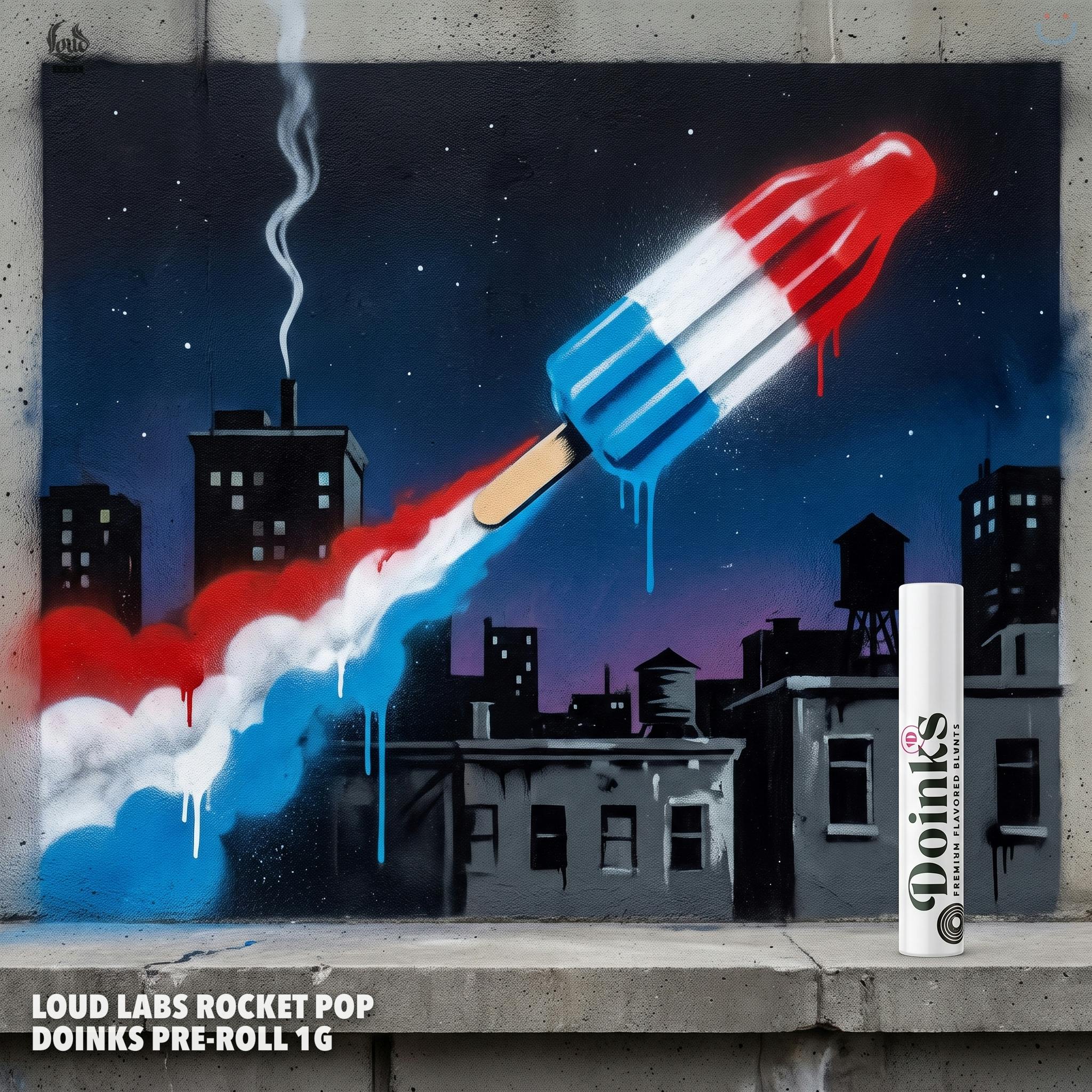 Loud Labs Rocket Pop Doinks Pre-roll 1G