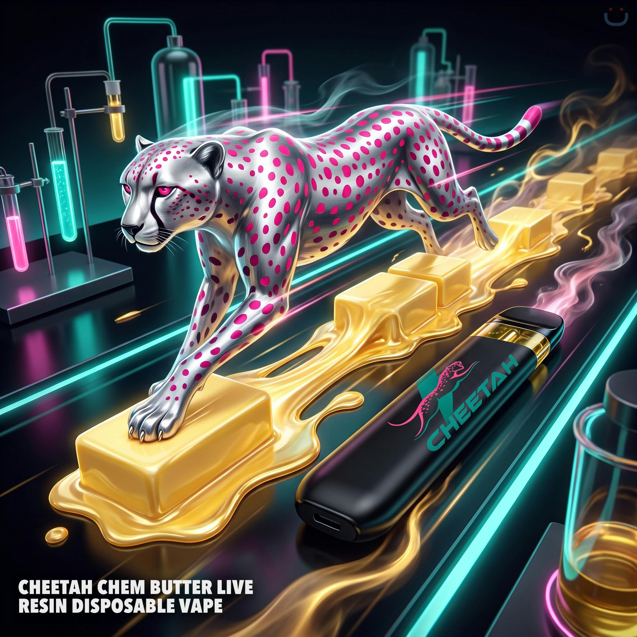 Cheetah Chem Butter Live Resin Disposable Vape