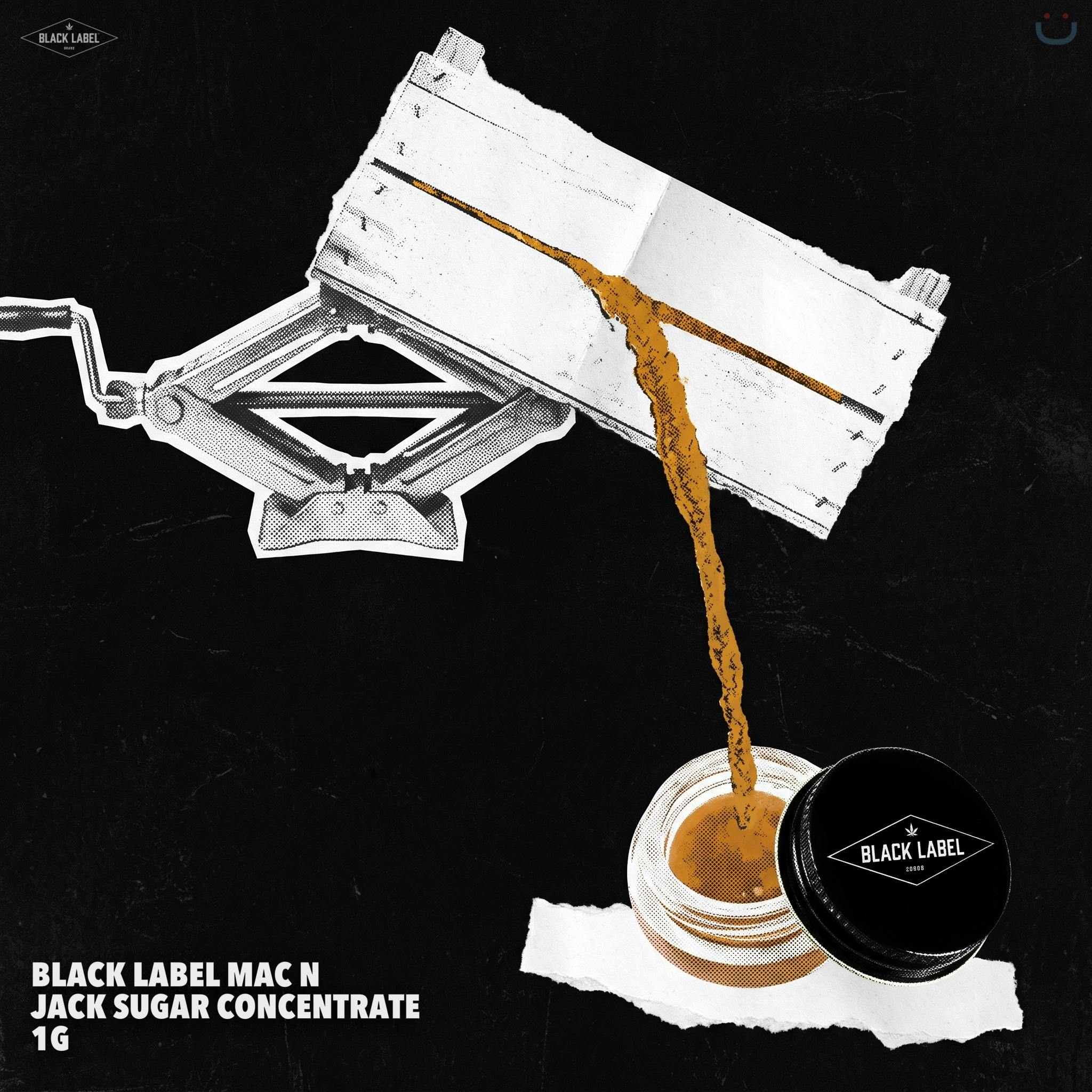 Black Label Mac N Jack Sugar Concentrate 1G