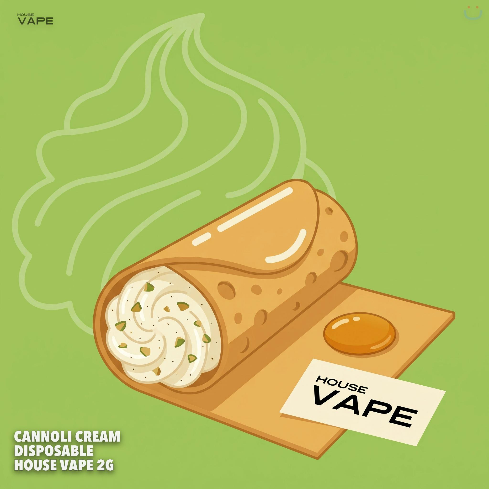 Cannoli Cream Disposable House Vape 2G