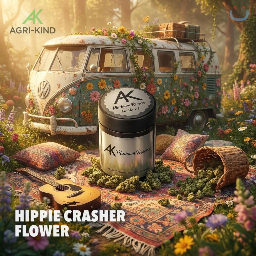 Agri-Kind Platinum Hippie Crasher Flower 3.5G