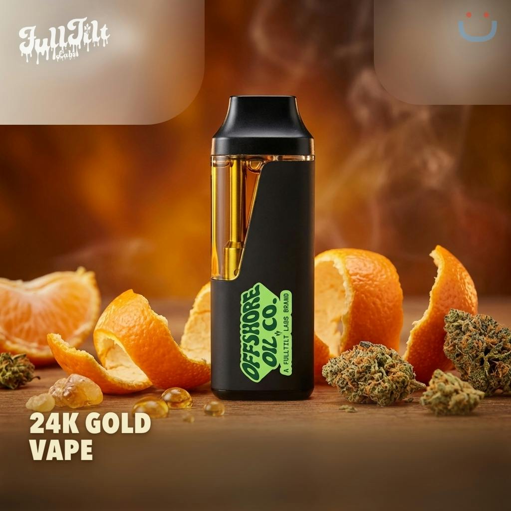 Off Shore OIl Co 24K Gold Disposable Vape 2G