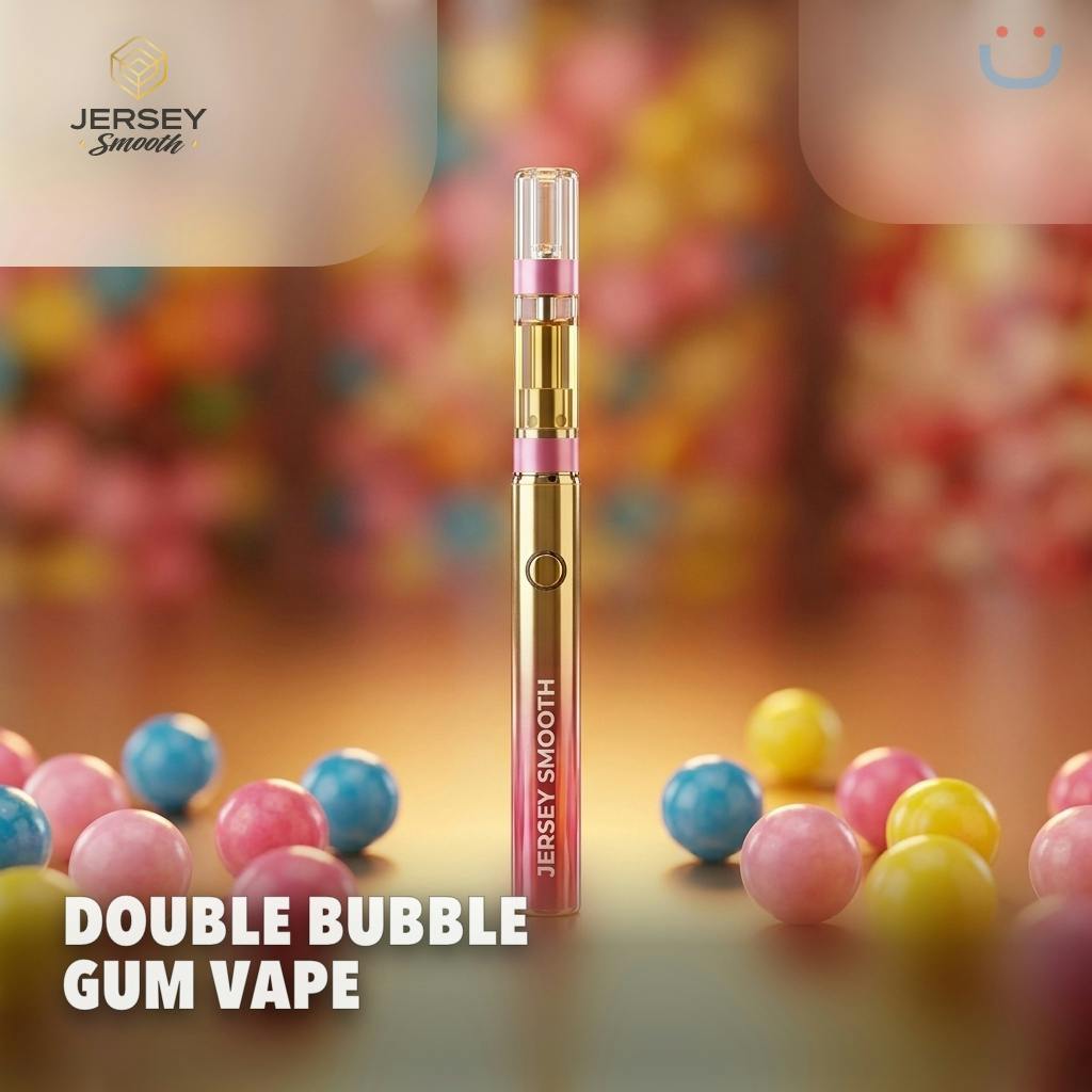 Jersey Smooth Double Bubble Gum Disposable Vape 2G