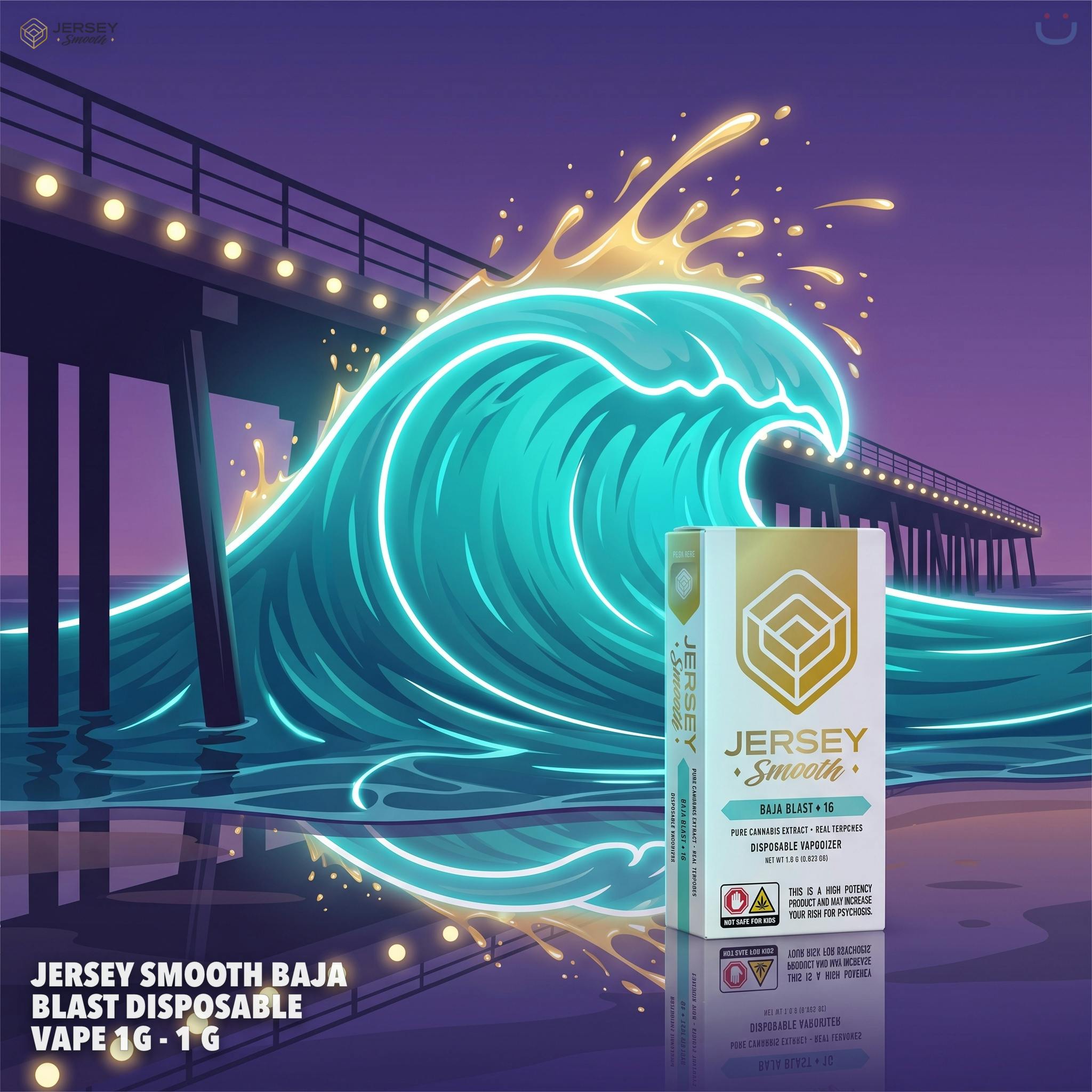 Jersey Smooth Baja Blast Disposable Vape 1G - 1 G