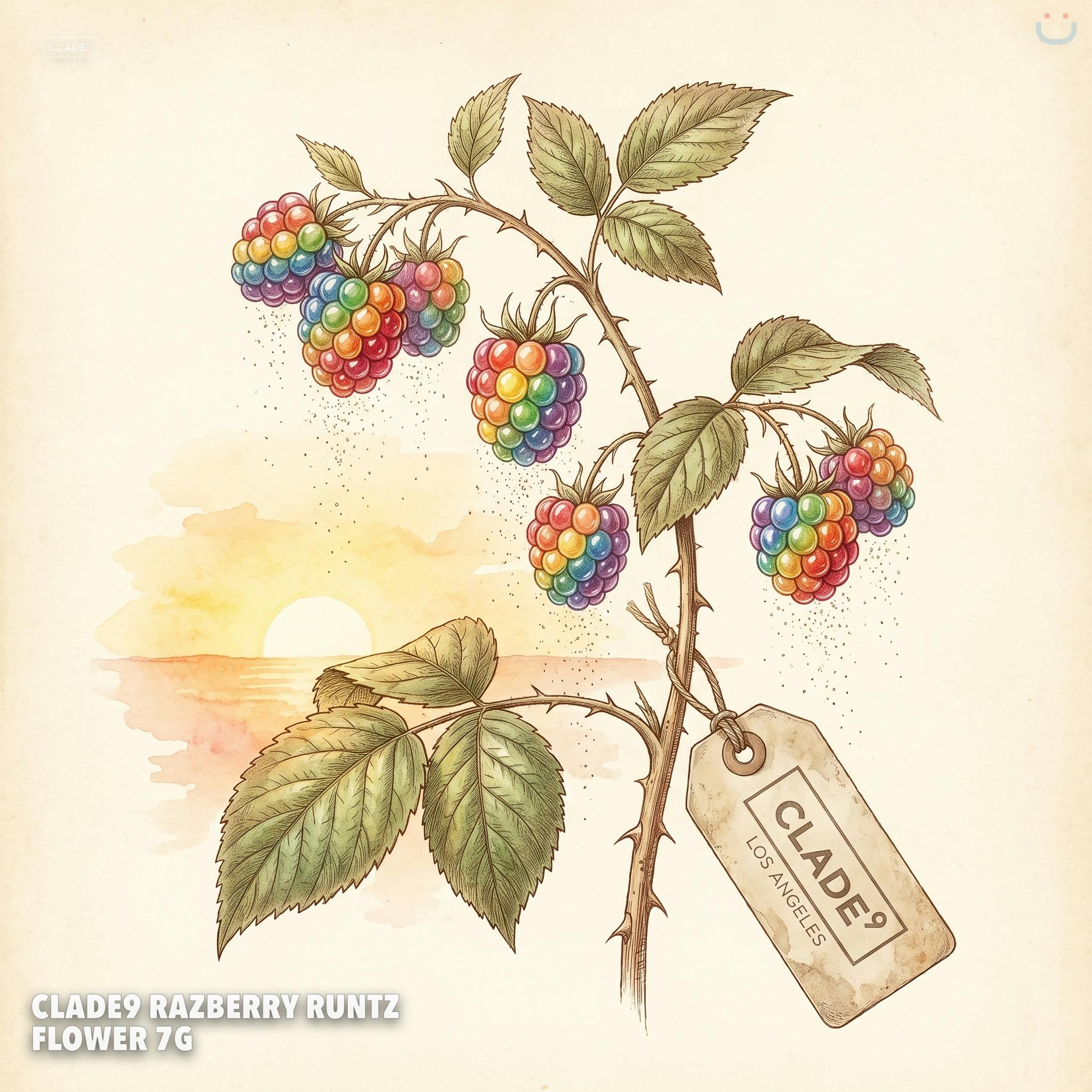 Clade9 Razberry Runtz Flower 7G