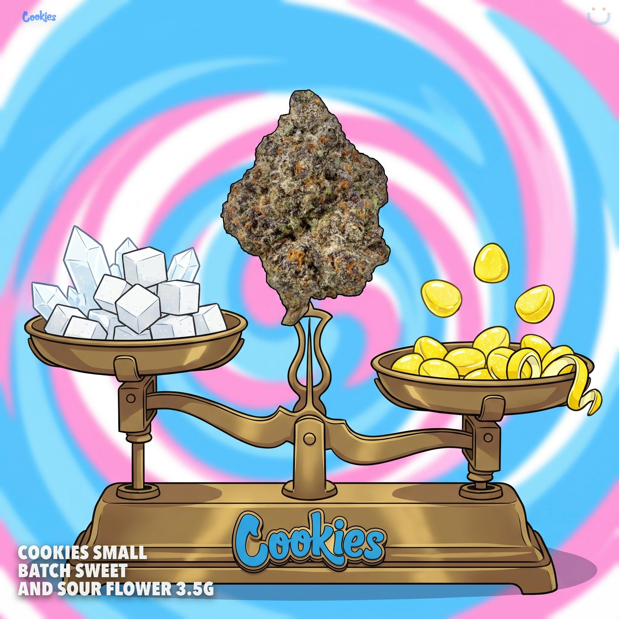Cookies Small Batch Sweet And Sour Flower 3.5G