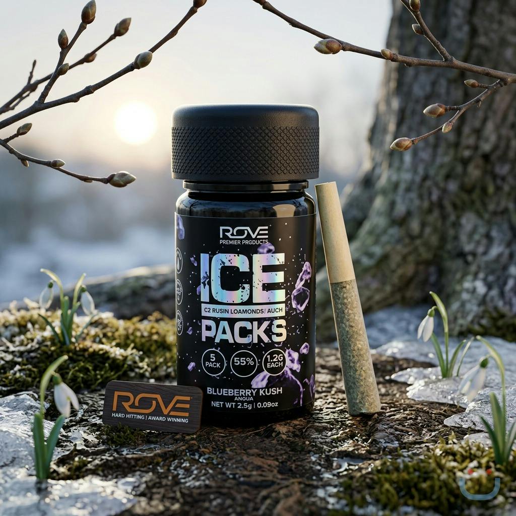 Rove Blueberry Kush Hash Infused Pre-roll 5 Pack 2.5G