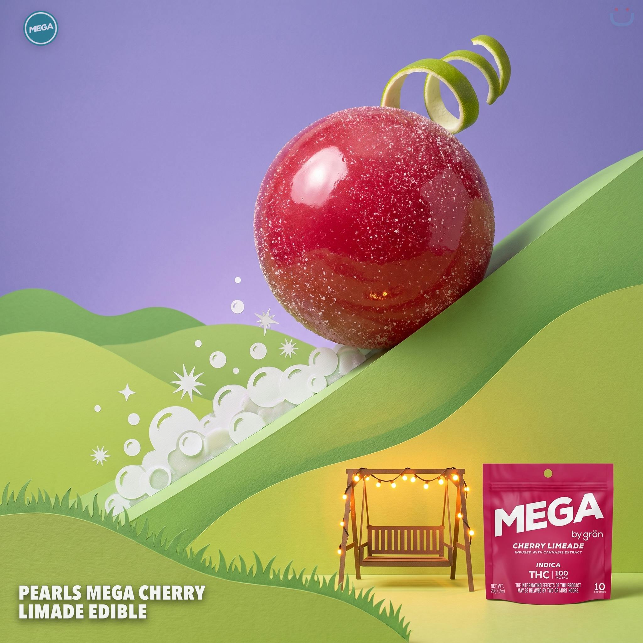 Pearls Mega Cherry Limade Edible