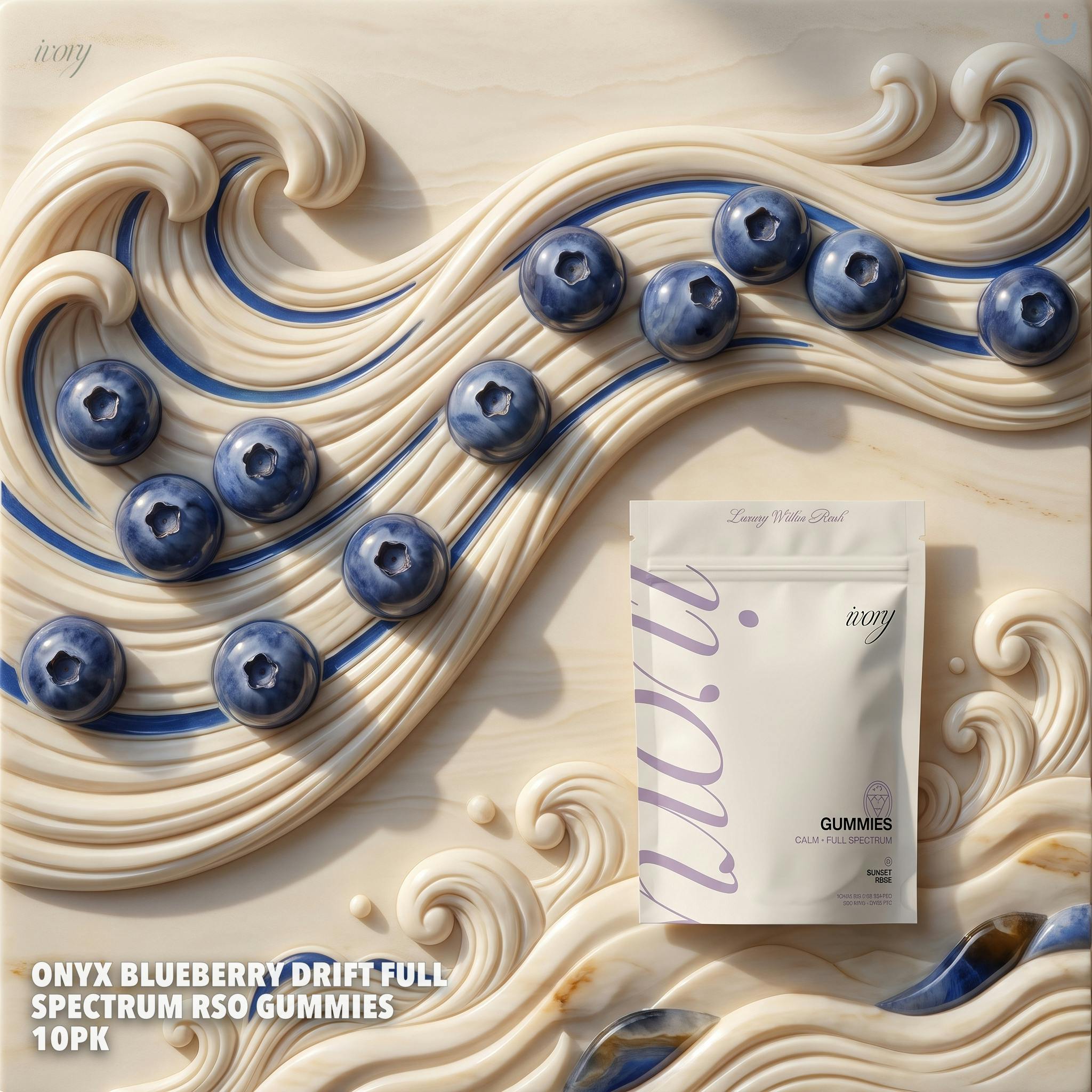 Onyx Blueberry Drift Full Spectrum RSO Gummies 10PK