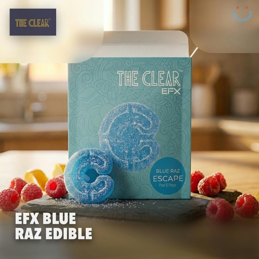 The Clear EFx Blue Raz Edible
