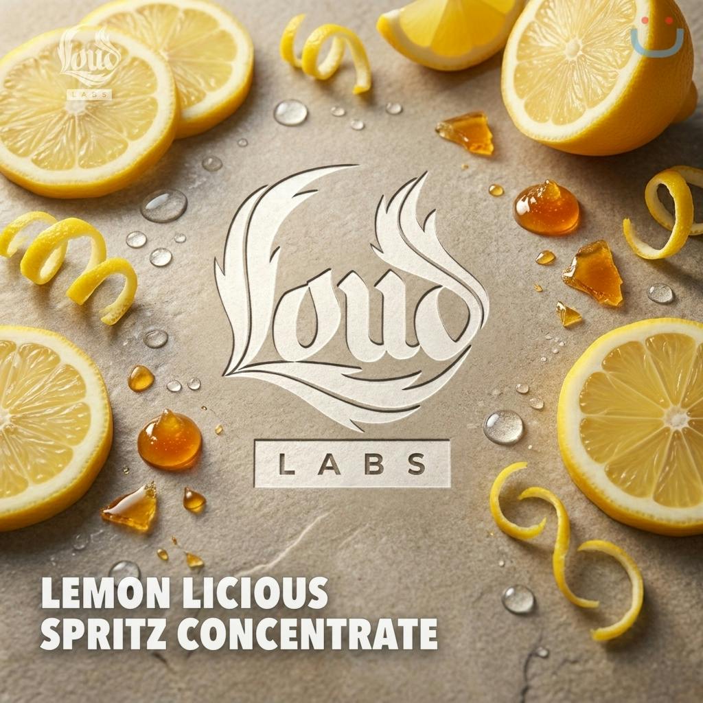 Loud Labs Lemon Licious Spritz Live Resin Concentrate 1G