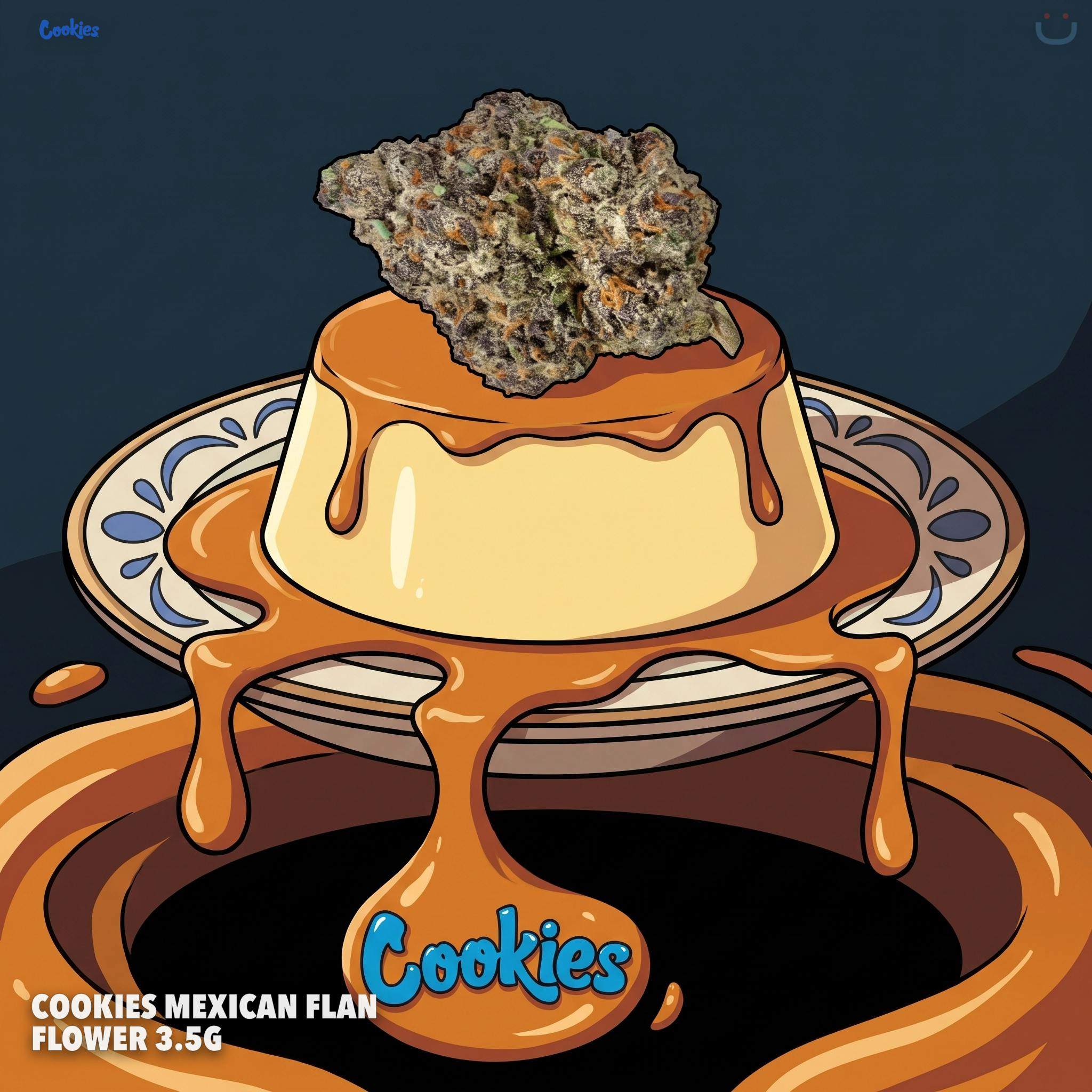 Cookies Mexican Flan Flower 3.5G