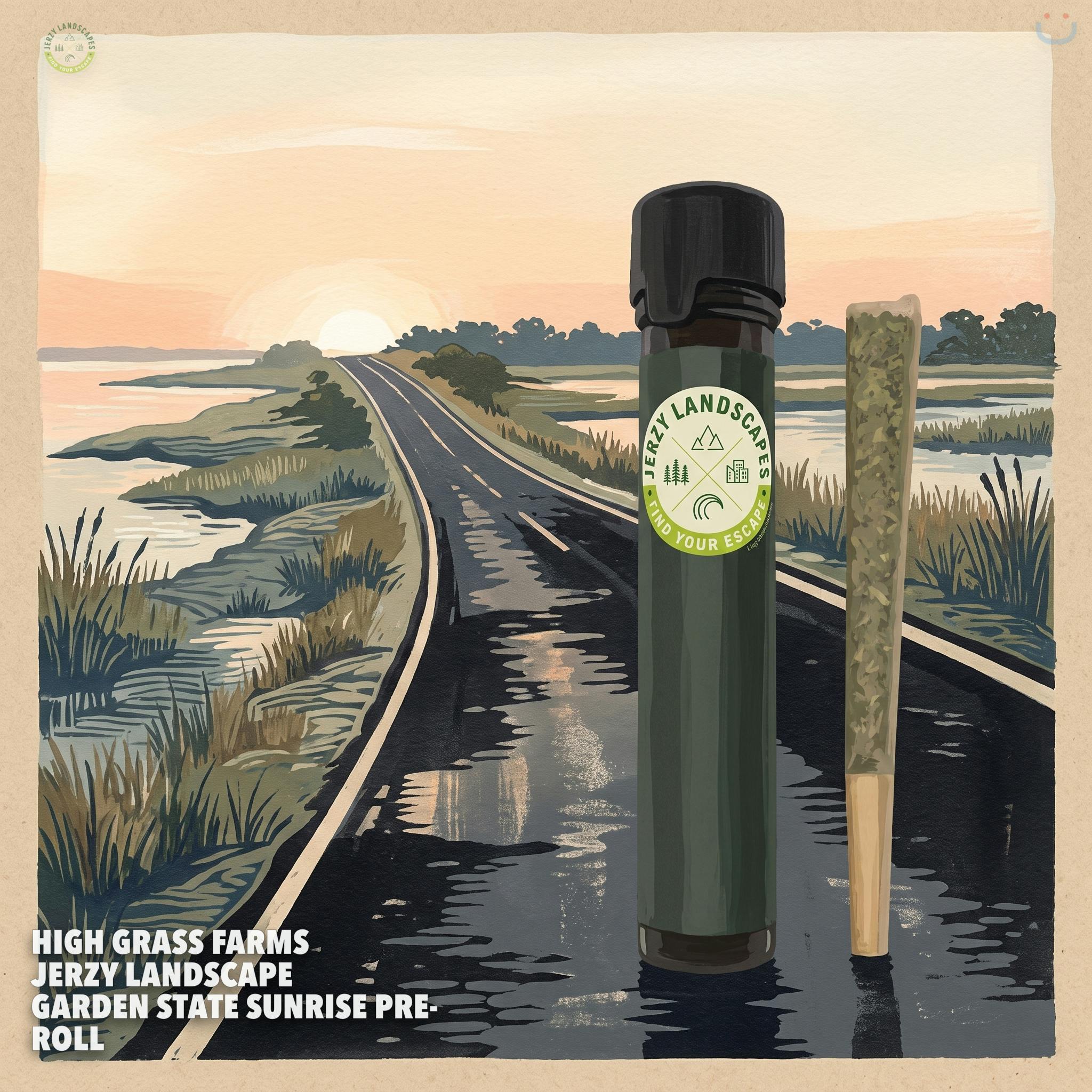 High Grass Farms Jerzy Landscape Garden State Sunrise Pre-roll