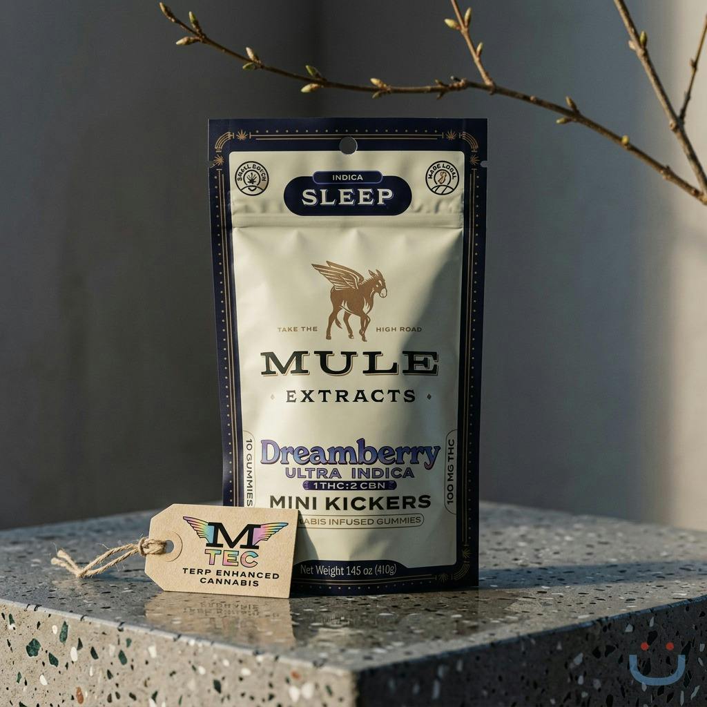 Mule Extracts Dreamberry Gummies 100MG 10 Pack
