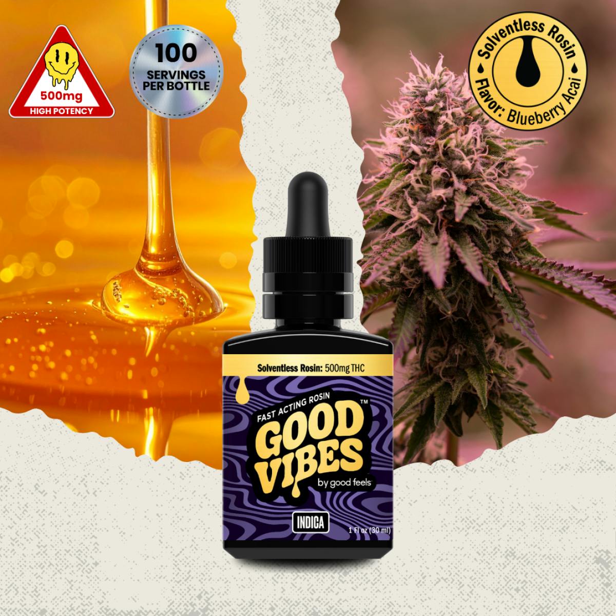 Blueberry Acai Fast Acting Rosin Syrup