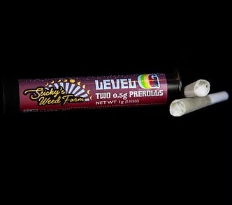 Sticky's Weed Farm | Level G | Prerolls | 0.5g x 2pk