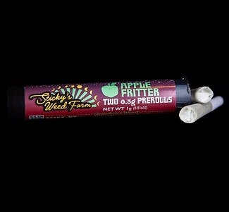 Sticky's Weed Farm | Apple Fritter | Preroll | 0.5g x 2pk