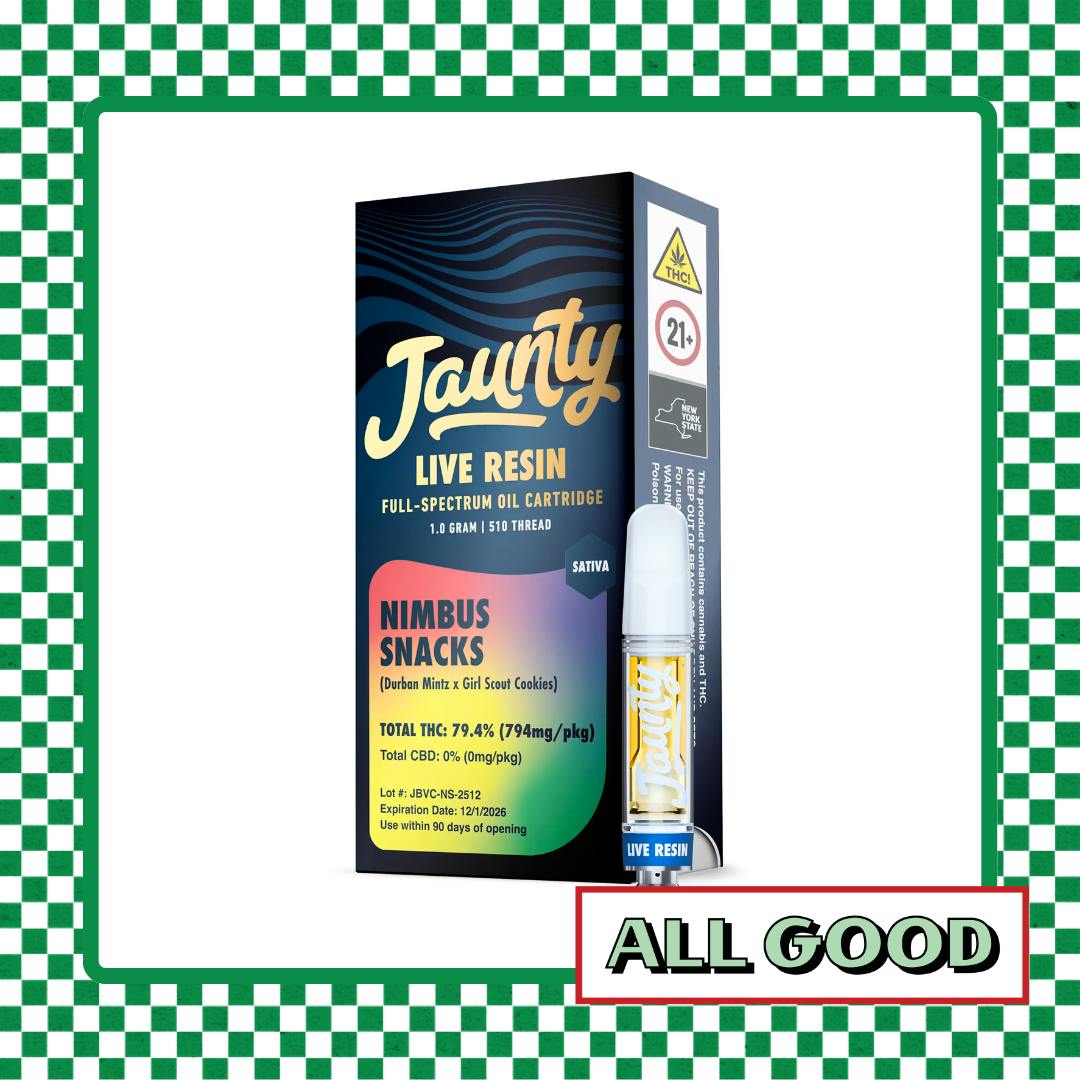 Jaunty | Nimbus Snacks | Resin Cartridge | Sativa | 1g