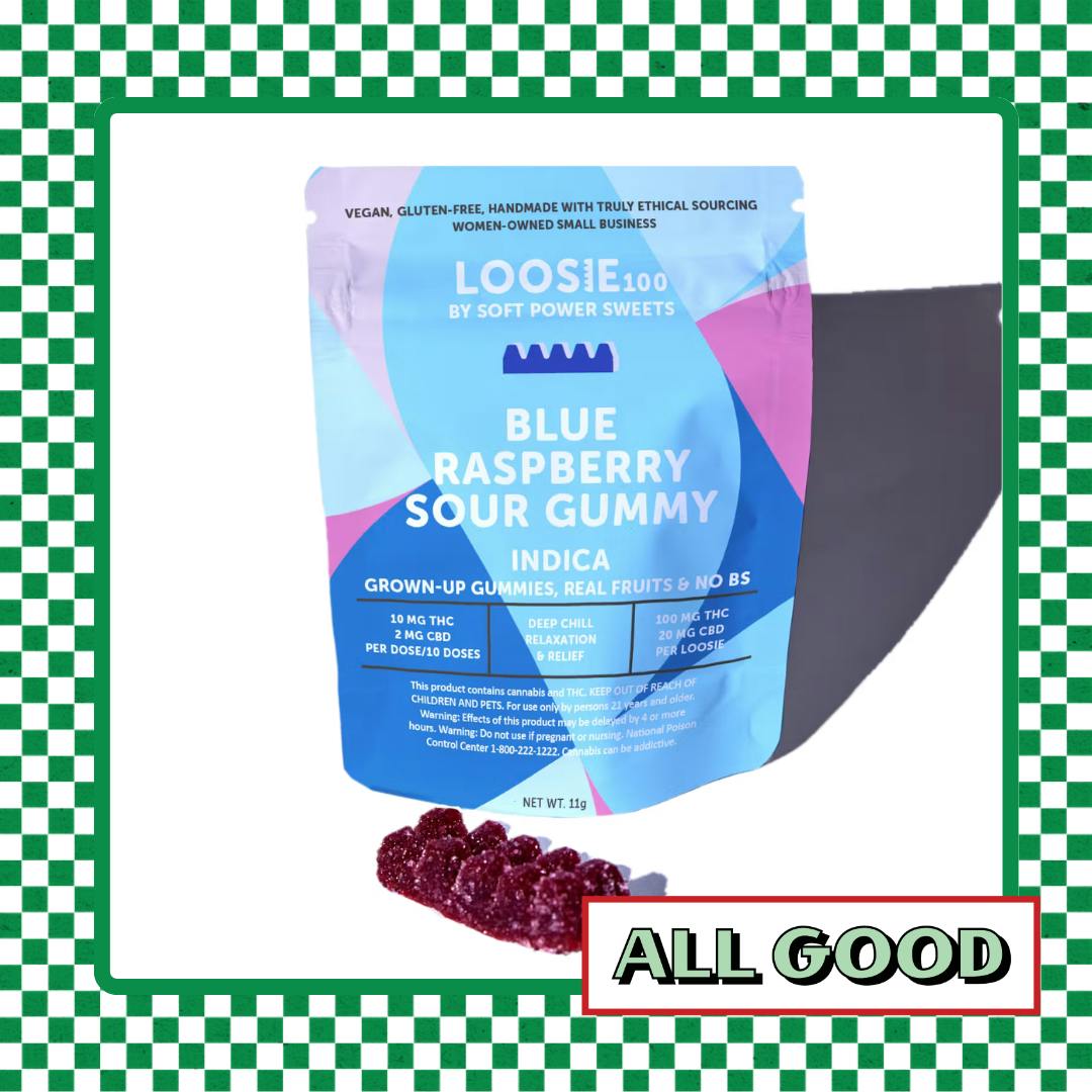 SPS Loosie | Sour Blue Raspberry | Indica Gummy | 100mg