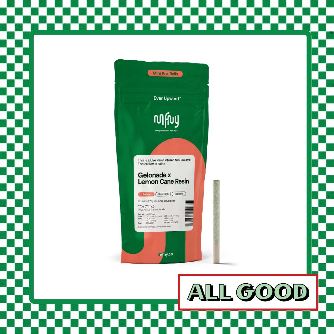 MFNY | Gelonade x Gelonade | Infused Pre-Roll | Sativa | .75g