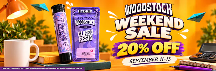 WOODSTOCK 20% OFF WOODSTOCK WEEKEND SALE