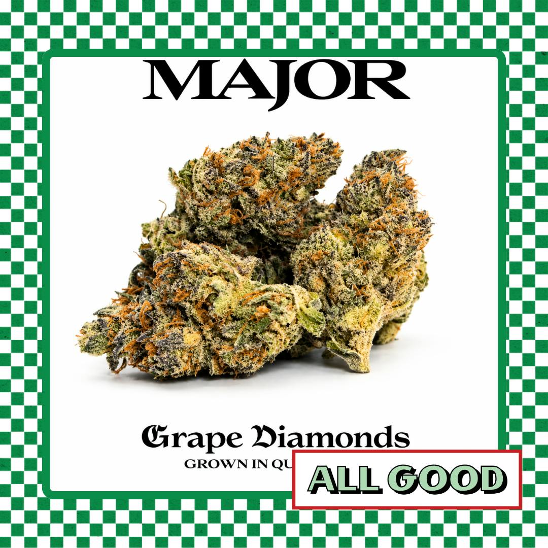 Major | Grape Diamonds | Flower | Hybrid | 3.5g