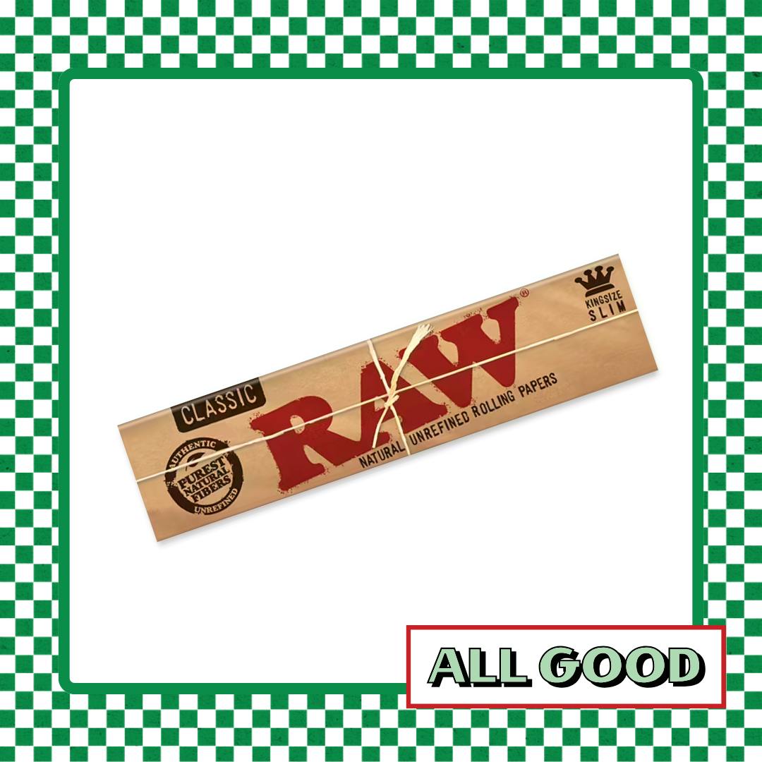 Raw | Organic Hemp Rolling Papers | King Slim
