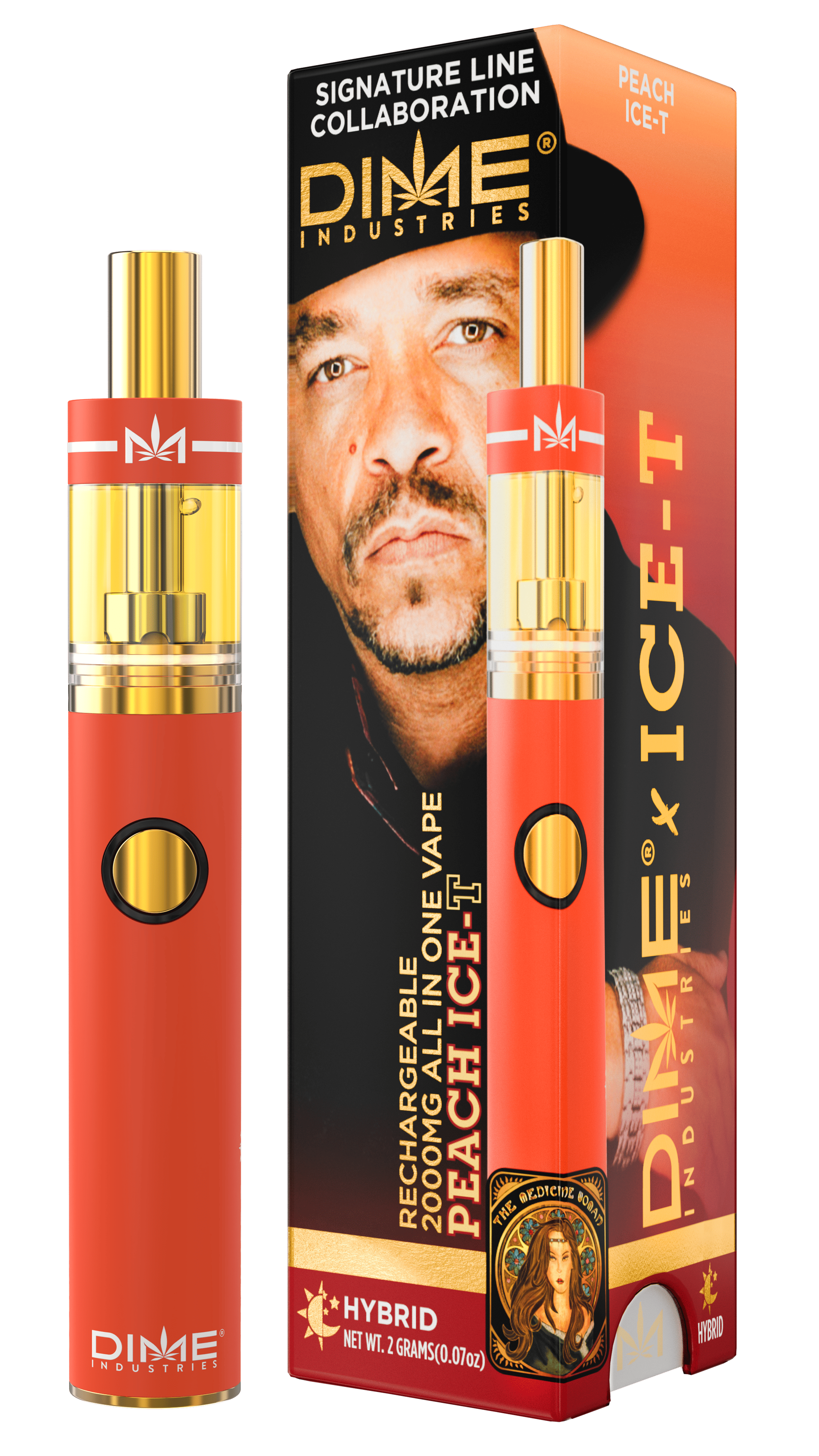 DIME Peach Ice T Disposable - 2g
