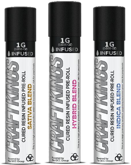 Craft Kings Indica Blend Infused Preroll - 1g