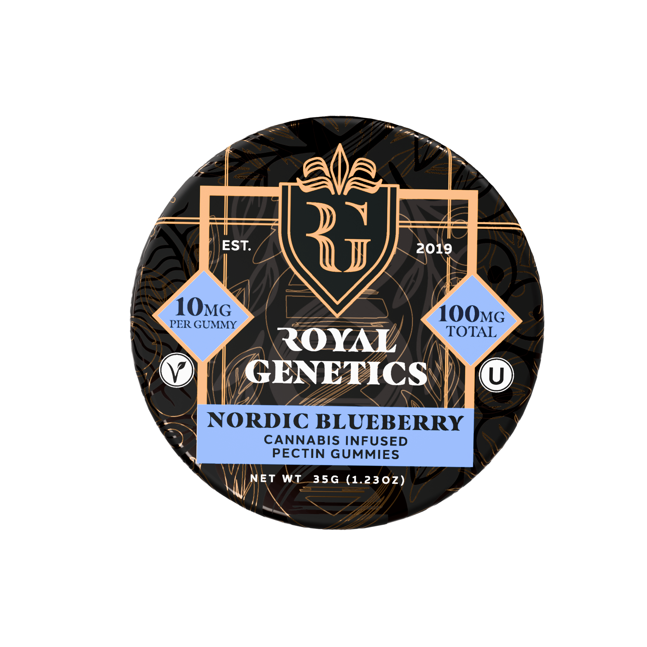 Royal Genetics | Nordic Blueberry | Gummies | 100mg