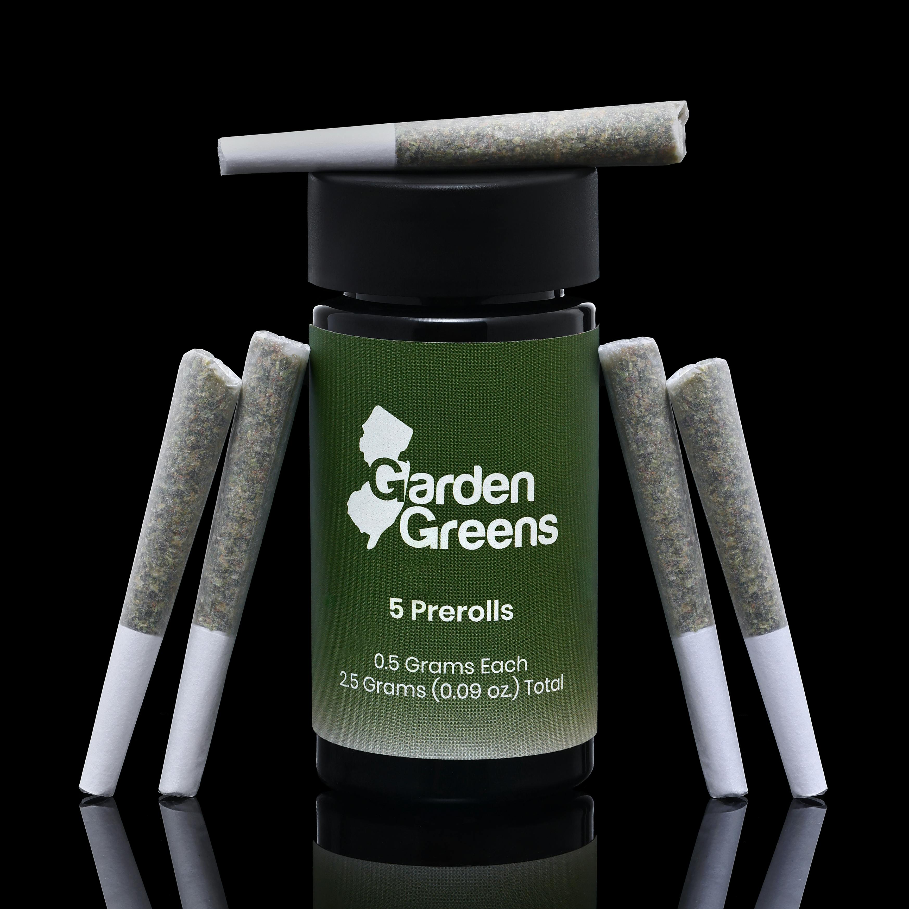 GRAPEZ | 0.5G | 5PK - 2.5g | Pre Rolls | GARDEN GREENS | at